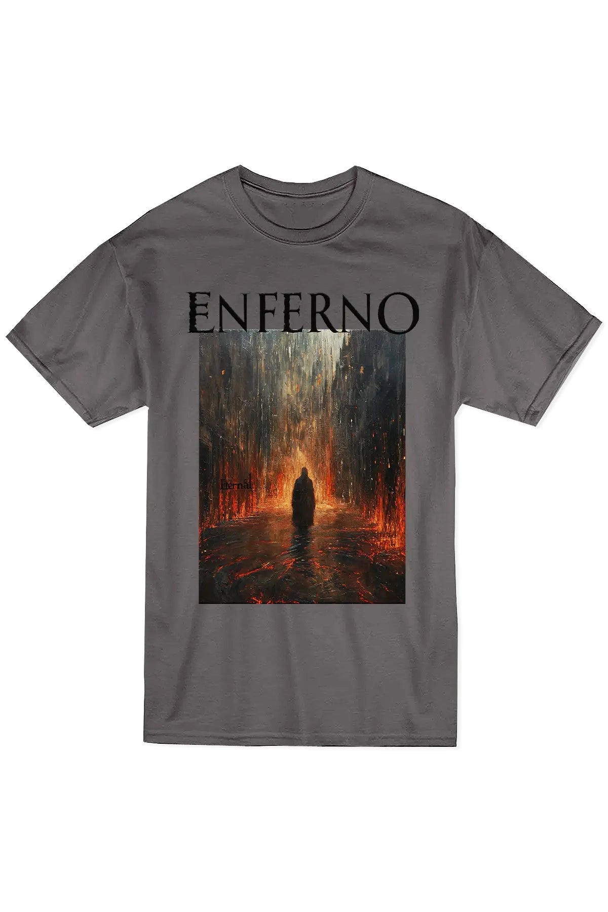 Enter the Enferno Tee in Pepper.